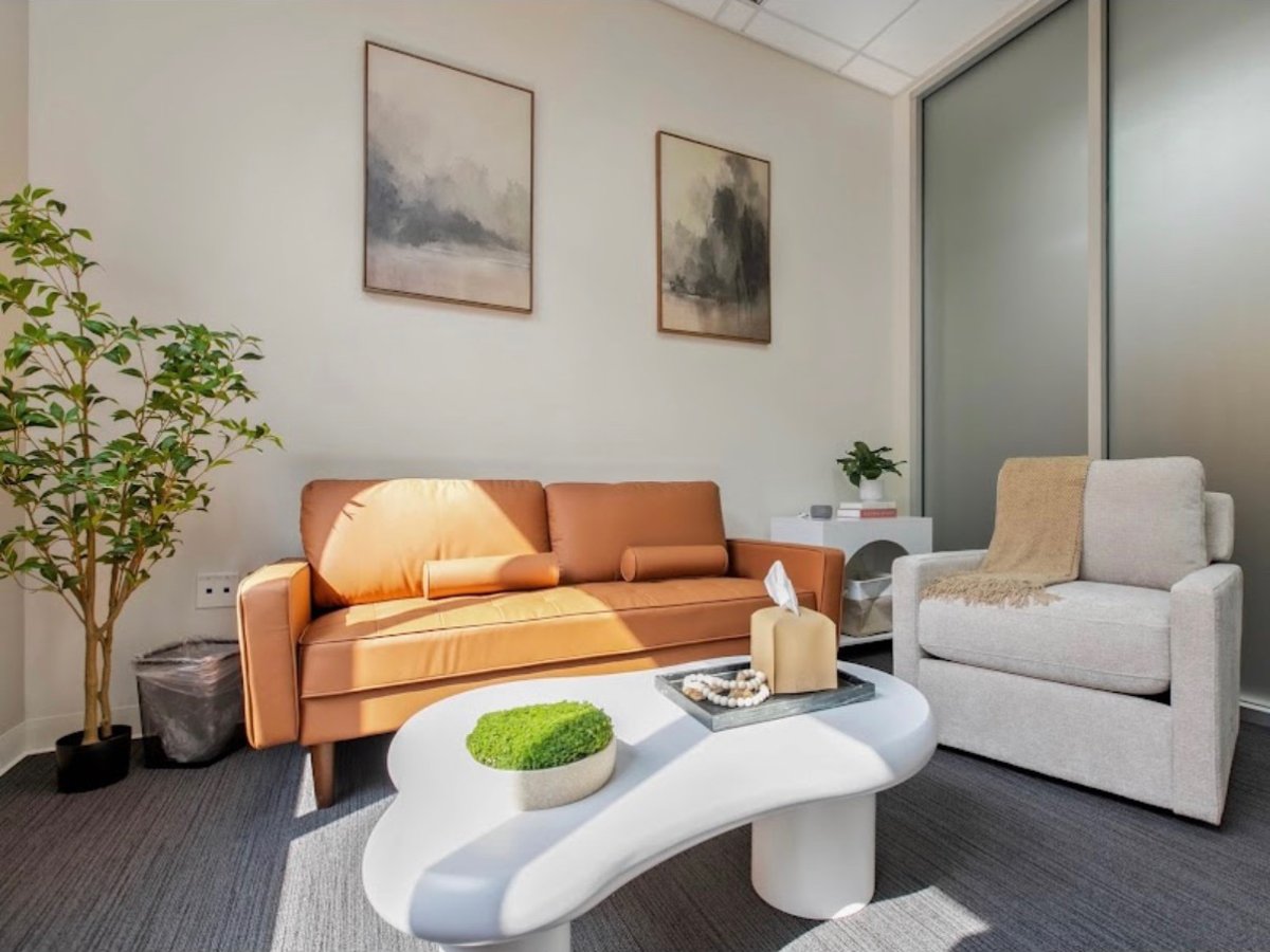 In-office — a calm, comfortable consultation room in Ontario, CA